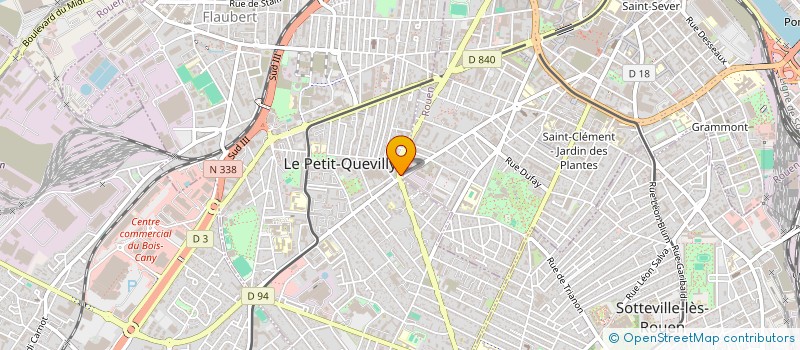 localisation de l'entreprise MONSIEUR RENE TERRIER  LE PETIT-QUEVILLY