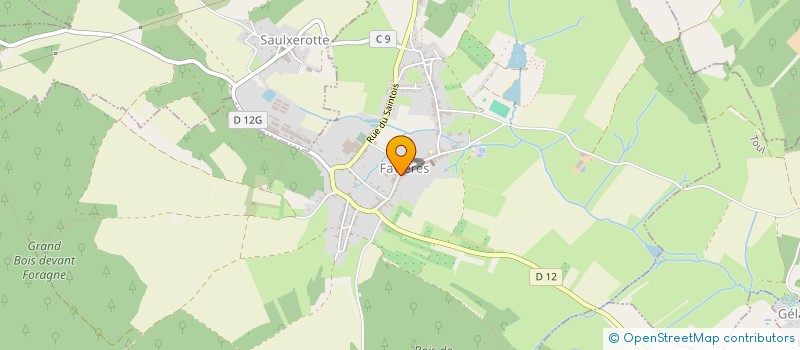 localisation de l'entreprise MONSIEUR RENE THANRY  FAVIERES