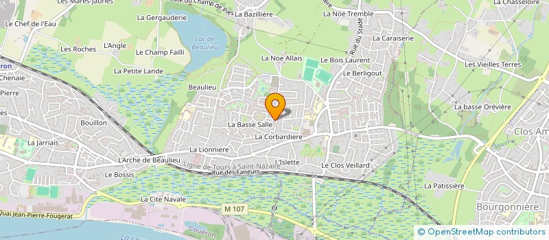 localisation de l'entreprise MONSIEUR RENE THAROT à COUERON