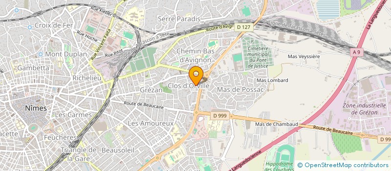 localisation de l'entreprise MONSIEUR RENE THIBON à NIMES