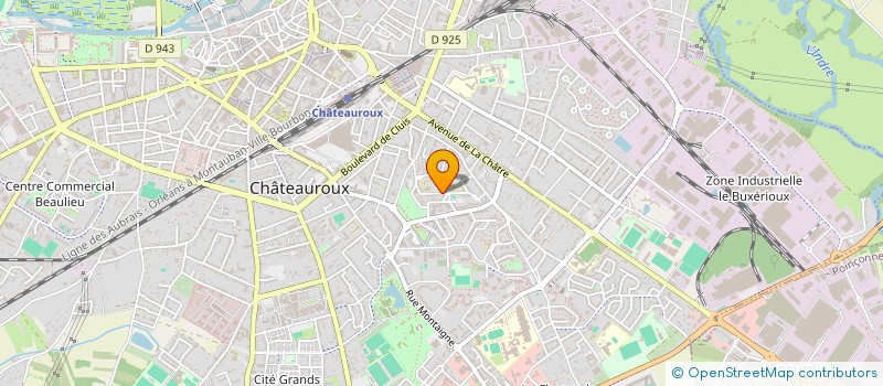 localisation de l'entreprise MONSIEUR RENE THIMEL à CHATEAUROUX