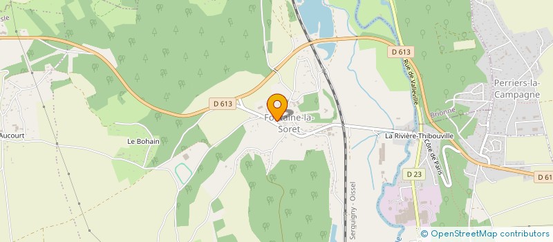 localisation de l'entreprise MONSIEUR RENE THINEL  NASSANDRES SUR RISLE