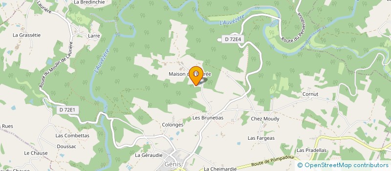localisation de l'entreprise MONSIEUR RENE THOMAS à GENIS