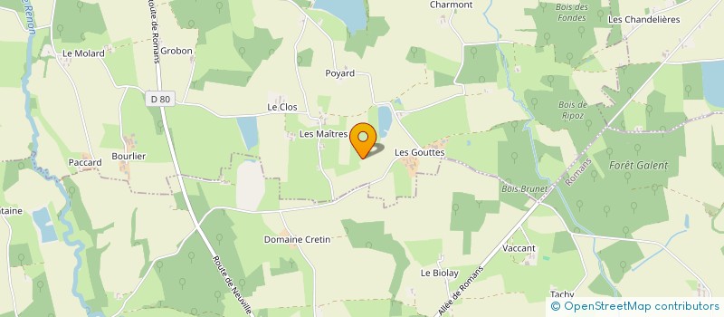 localisation de l'entreprise MONSIEUR RENE THOUNY  ROMANS