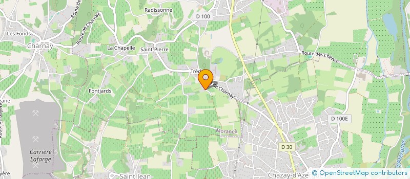 localisation de l'entreprise MONSIEUR RENE THUILLIER  MORANCE