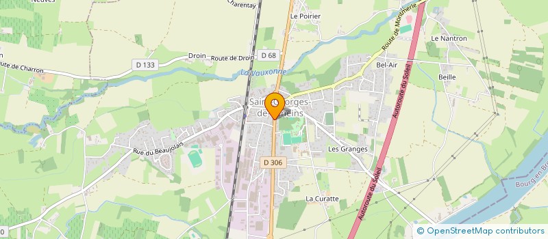 localisation de l'entreprise MONSIEUR RENE TOILLON à SAINT-GEORGES-DE-RENEINS