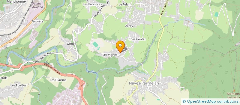 localisation de l'entreprise MONSIEUR RENE TOLLIUS GLUSENKAMP  NAVES-PARMELAN