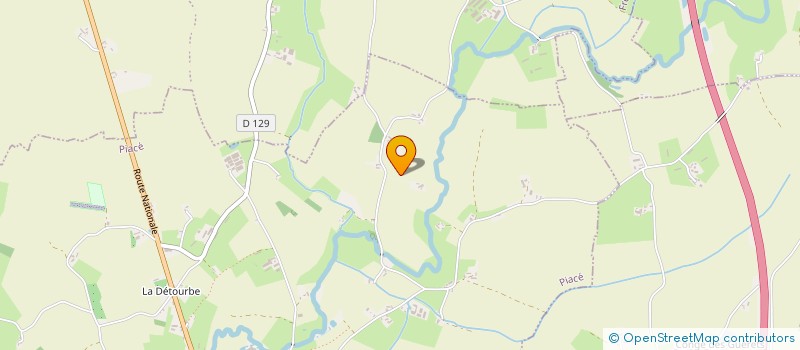 localisation de l'entreprise MONSIEUR RENE TOURNELLE  PIACE