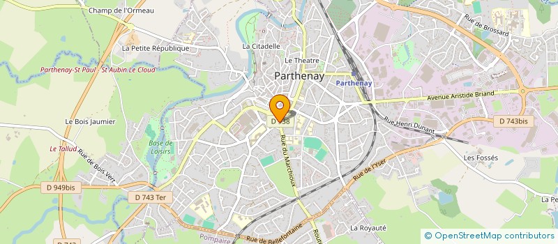 localisation de l'entreprise MONSIEUR RENE TRAON à PARTHENAY