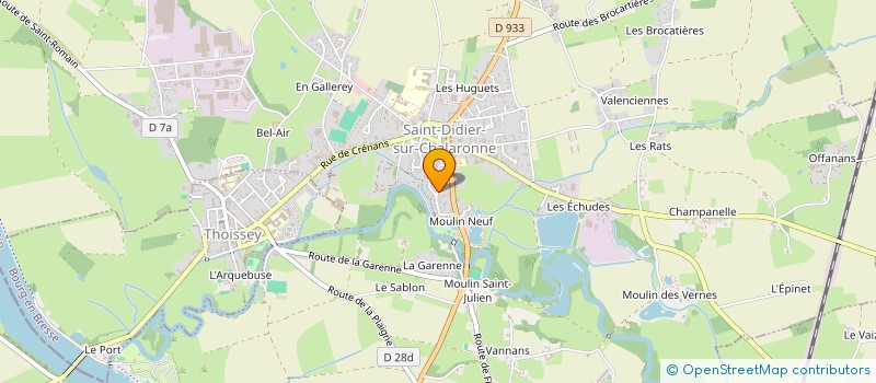 localisation de l'entreprise MONSIEUR RENE TRICHARD à MOGNENEINS