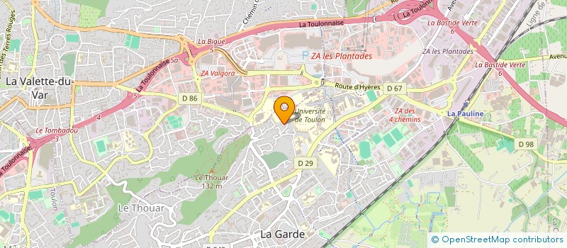 localisation de l'entreprise MONSIEUR RENE TRIVINO  LA GARDE