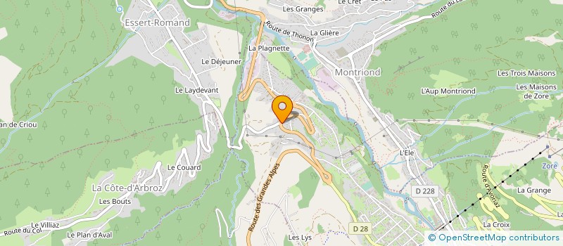 localisation de l'entreprise MONSIEUR RENE TROMBERT à MORZINE