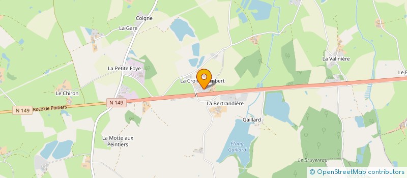 localisation de l'entreprise MONSIEUR RENE TROUVE à LA PEYRATTE