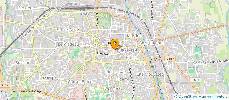 localisation de l'entreprise MONSIEUR RENE TURPAULT  TARBES