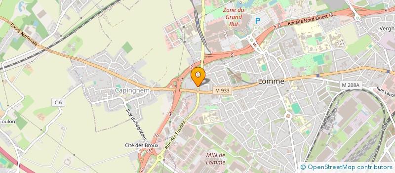 localisation de l'entreprise MONSIEUR RENE TURPIN  CAPINGHEM