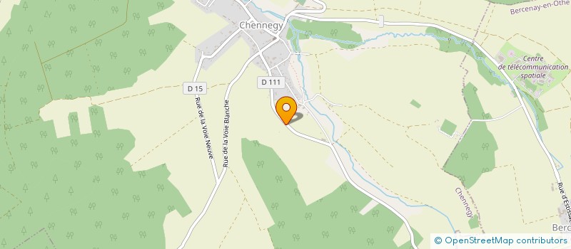 localisation de l'entreprise MONSIEUR RENE TURPIN  CHENNEGY