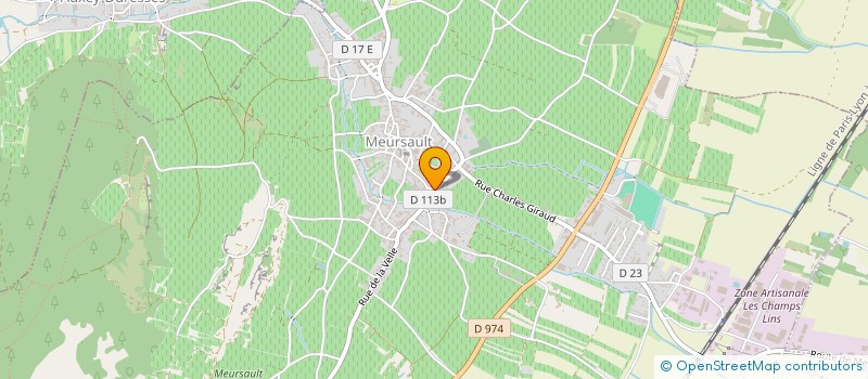 localisation de l'entreprise MONSIEUR RENE VADOT  MEURSAULT