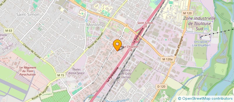 localisation de l'entreprise MONSIEUR RENE VAGLIO  TOULOUSE