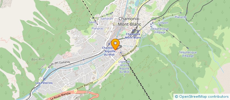 localisation de l'entreprise MONSIEUR RENE VAILLE  CHAMONIX-MONT-BLANC