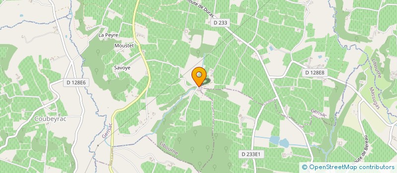 localisation de l'entreprise MONSIEUR RENE VALPROMY  GENSAC