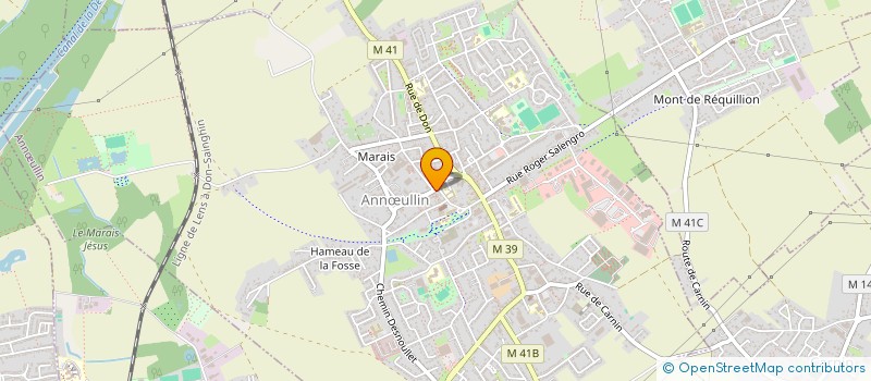 localisation de l'entreprise MONSIEUR RENE VANDENBUSSCHE  ANNULLIN