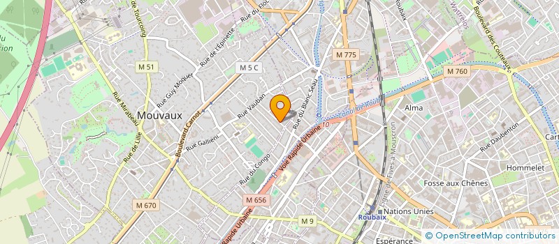 localisation de l'entreprise MONSIEUR RENE VANDERSCHAEGHE  MOUVAUX