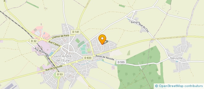 localisation de l'entreprise MONSIEUR RENE VENARD à SAINT-ANDRE-DE-L'EURE
