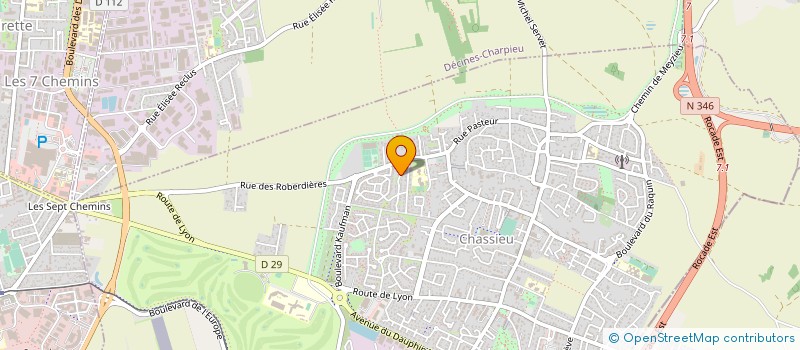 localisation de l'entreprise MONSIEUR RENE VENDITTI à CHASSIEU