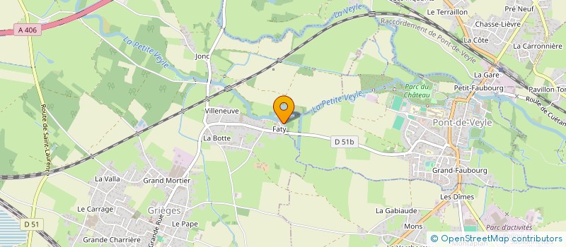 localisation de l'entreprise MONSIEUR RENE VERDET  GRIEGES