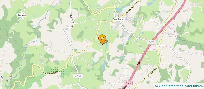 localisation de l'entreprise MONSIEUR RENE VERDIER  SAINTE FEREOLE