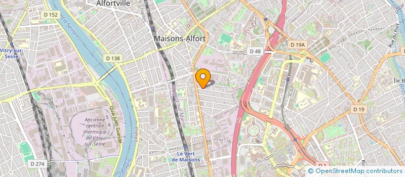 localisation de l'entreprise MONSIEUR RENE VERRIER à MAISONS-ALFORT