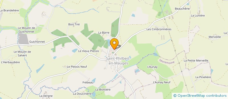 localisation de l'entreprise MONSIEUR RENE VEZIN à MONTREVAULT-SUR-EVRE