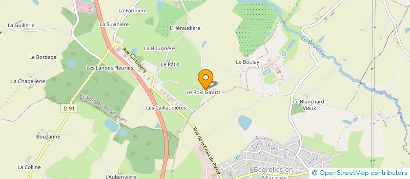 localisation de l'entreprise MONSIEUR RENE-VICTOR LAURAND à BEAUPREAU-EN-MAUGES