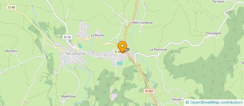localisation de l'entreprise MONSIEUR RENE VIDALENC à NEUVEGLISE-SUR-TRUYERE