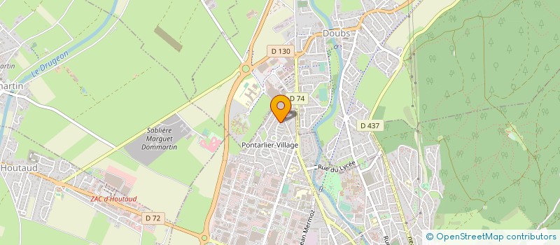 localisation de l'entreprise MONSIEUR RENE VIEILLE  PONTARLIER