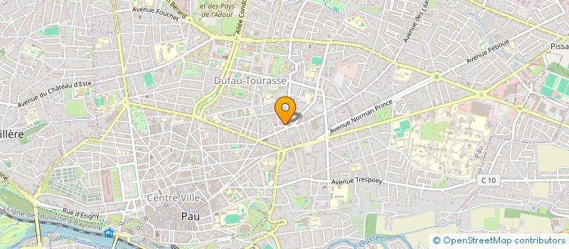 localisation de l'entreprise MONSIEUR RENE VIGNAU à PAU