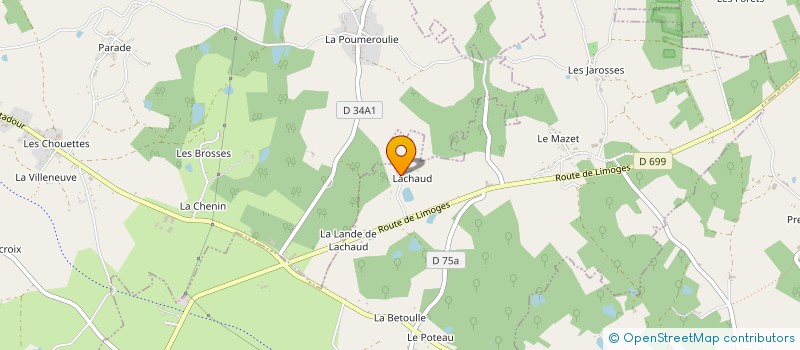 localisation de l'entreprise MONSIEUR RENE VILARD à CHAMPAGNAC-LA-RIVIERE