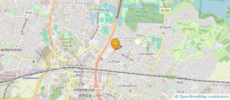 localisation de l'entreprise MONSIEUR RENE VINCKIER  VILLENEUVE-D'ASCQ