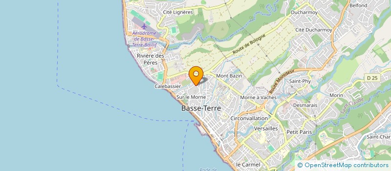 localisation de l'entreprise MONSIEUR RENE VIRASSAMY à BASSE-TERRE