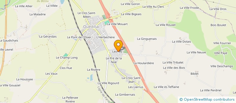 localisation de l'entreprise MONSIEUR RENE VITRE à SAINT-MEEN-LE-GRAND