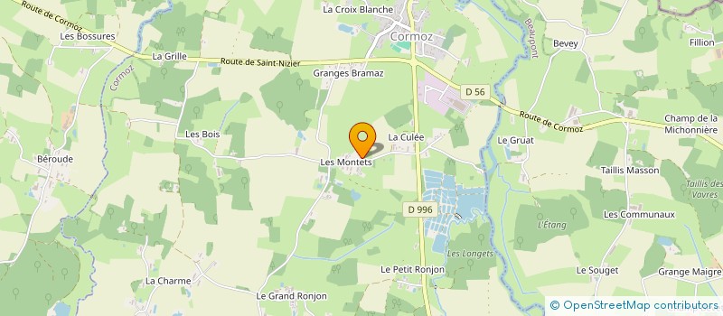 localisation de l'entreprise MONSIEUR RENE VITTE à CORMOZ