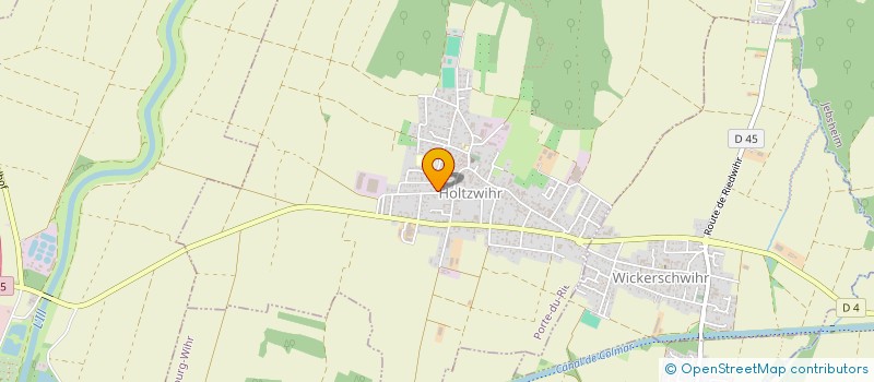 localisation de l'entreprise MONSIEUR RENE VOGEL  PORTE DU RIED