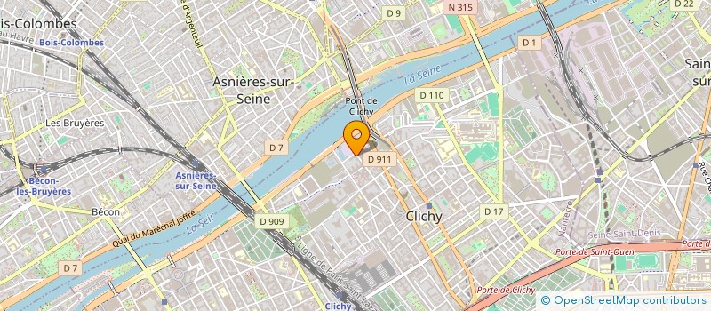 localisation de l'entreprise MONSIEUR RENE VON WALLENBERG à CLICHY