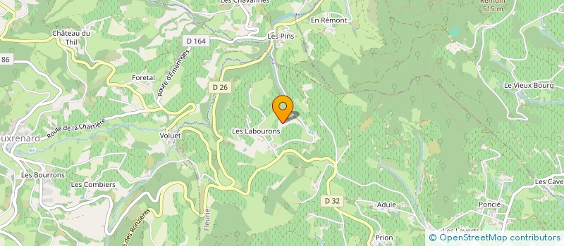 localisation de l'entreprise MONSIEUR RENE VOUILLON à FLEURIE