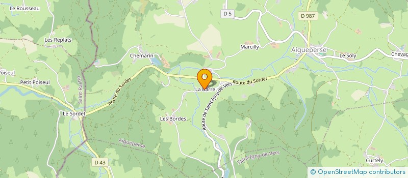 localisation de l'entreprise MONSIEUR RENE VOUILLON à AIGUEPERSE