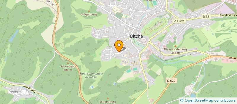 localisation de l'entreprise MONSIEUR RENE WAHL  BITCHE