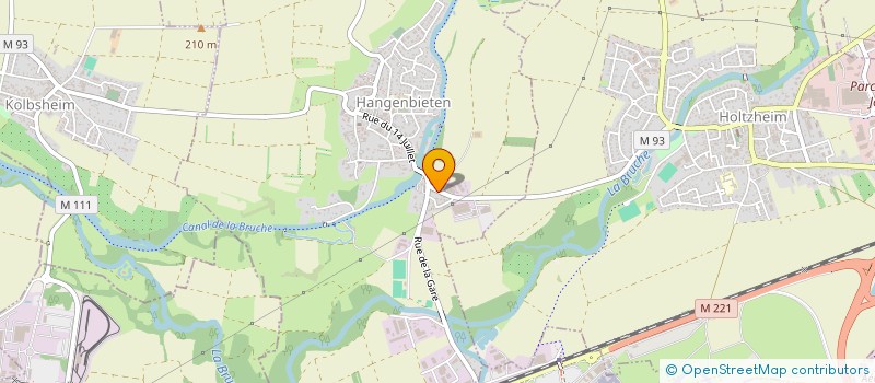 localisation de l'entreprise MONSIEUR RENE WEINMANN  HANGENBIETEN