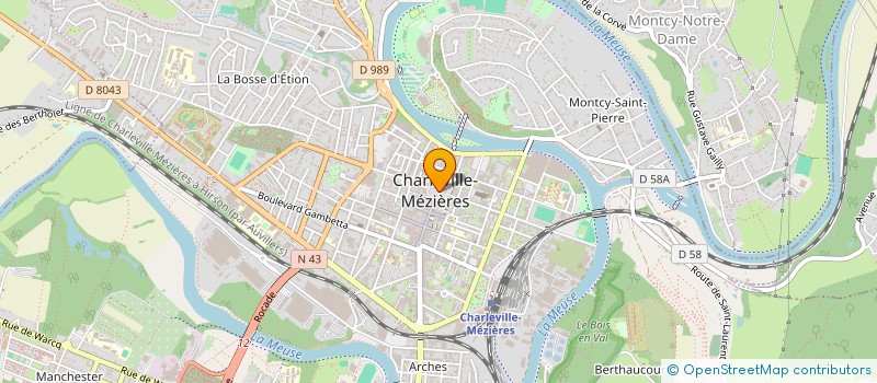localisation de l'entreprise MONSIEUR RENE WEIS à CHARLEVILLE-MEZIERES