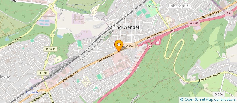 localisation de l'entreprise MONSIEUR RENE WELTER  STIRING-WENDEL