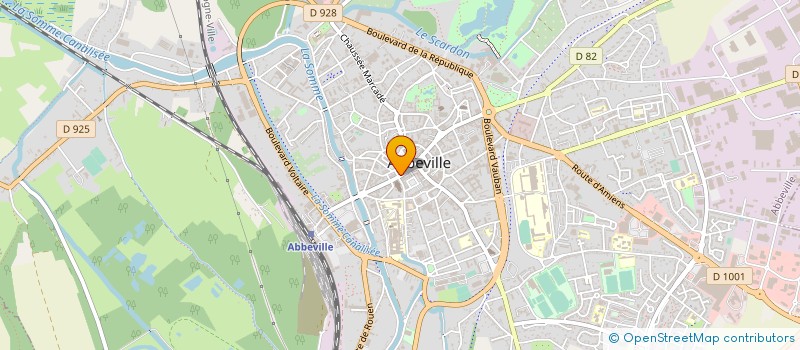 localisation de l'entreprise MONSIEUR RENE WERLE à ABBEVILLE